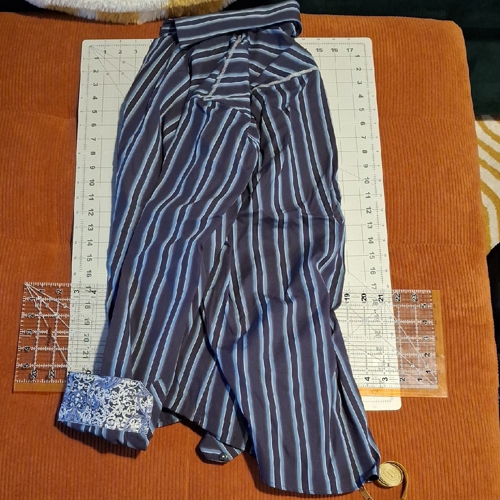 Zagiri Mens Shirt Striped And Floral Shirt